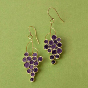 grape earrings