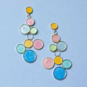 pastel balloon earrings